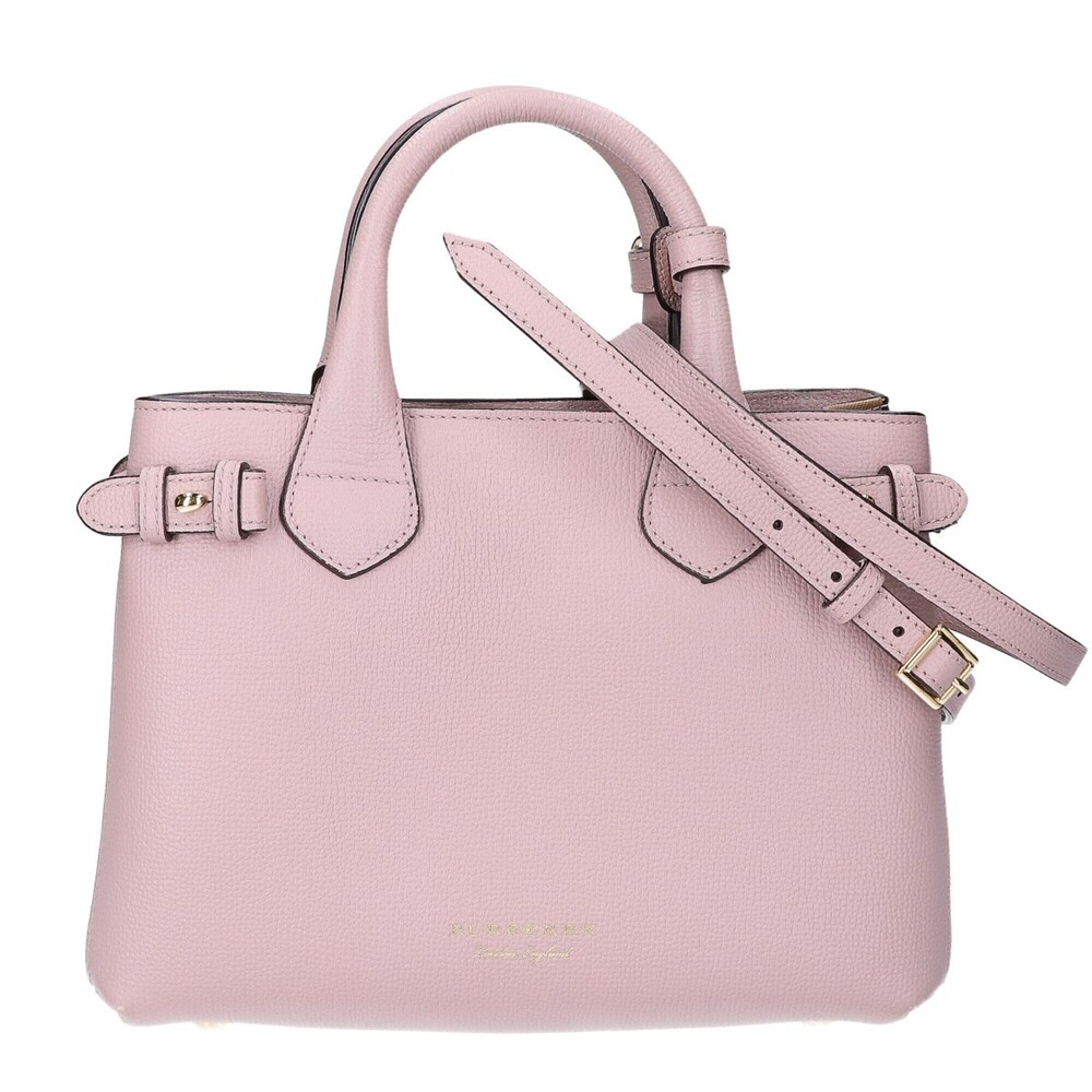 BURBERRY 4023701 Grain Calf Leather Baby Banner 2-Way Shoulder Bag/Handbag, G...